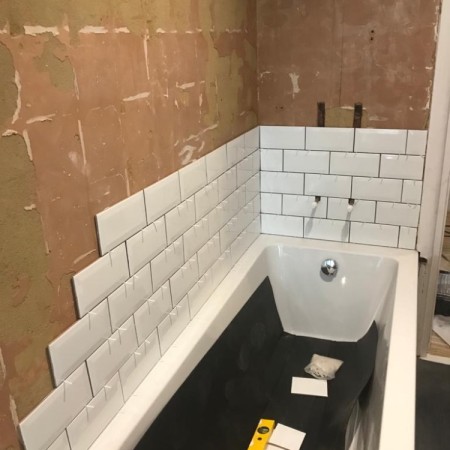 New bathroom installation in Muswell Hill