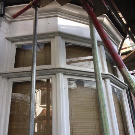 Exterior house painting in North London, Highgate, N6