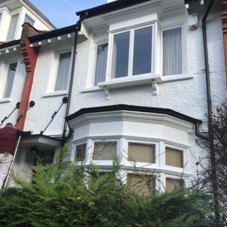 Exterior house painting in North London, Highgate, N6