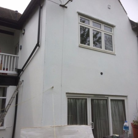 External painting in East Finchley N2 with new windows & wood repairs