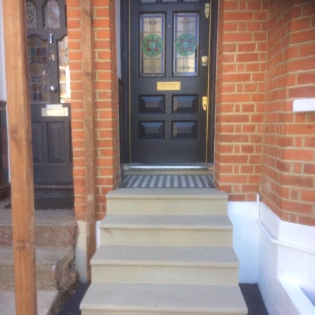 External painting and new fence installed at property in Alexandra Park Rd, N22