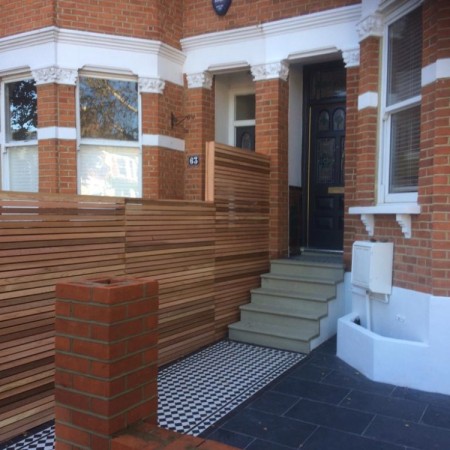 External painting and new fence installed at property in Alexandra Park Rd, N22