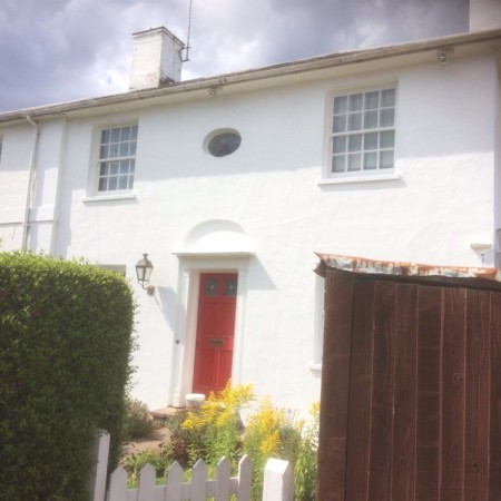 External painting & Chimney Repair In North London. Completed offf ladders (Conley Hatch Lane Hamden)