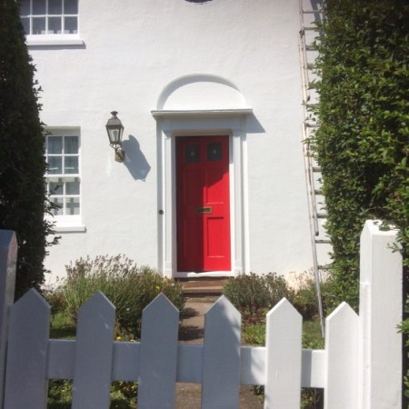 External painting & Chimney Repair In North London. Completed offf ladders (Conley Hatch Lane Hamden)