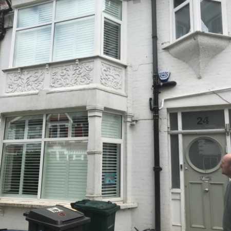 Exterior Property decoration in Queens Avenue, London, N20.