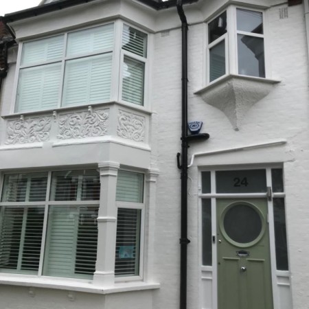 Exterior Property decoration in Queens Avenue, London, N20.