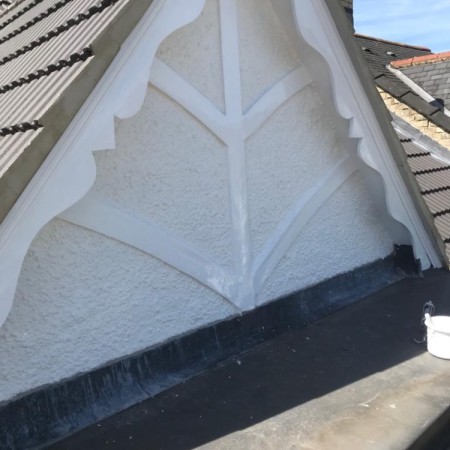 Exterior Property decoration in Queens Avenue, London, N20.