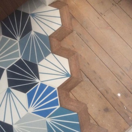 New flooring in Kitchen, Muswell Hill, N10