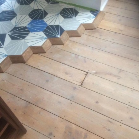 New flooring in Kitchen, Muswell Hill, N10