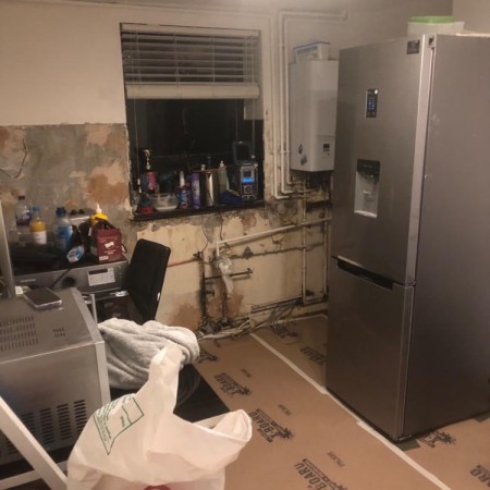 Before: New kitchen with electrics and more in Camden Town, North London