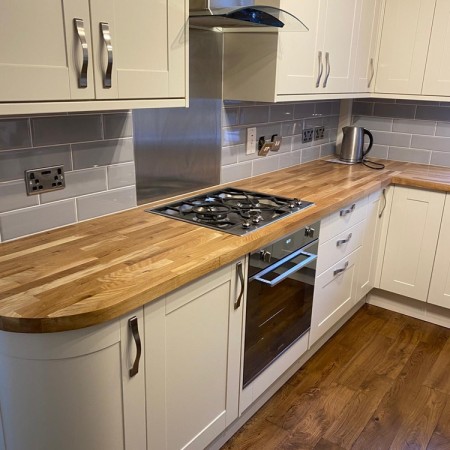 After: New kitchen with electrics and more in Camden Town, North London