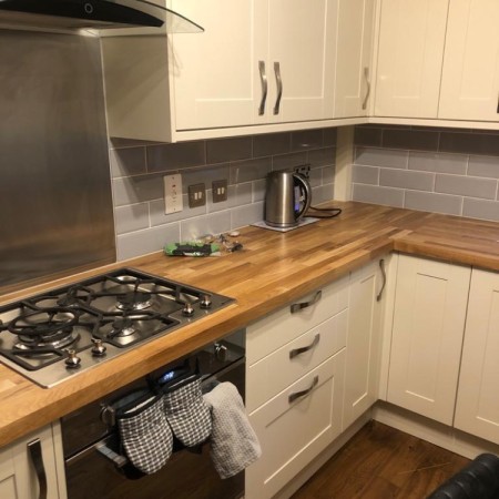 After: New kitchen with electrics and more in Camden Town, North London