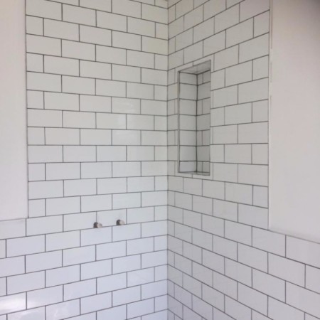 From a separate toilet and bathroom into a modern family bathroom