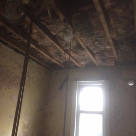 From a separate toilet and bathroom into a modern family bathroom