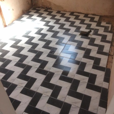 From a separate toilet and bathroom into a modern family bathroom