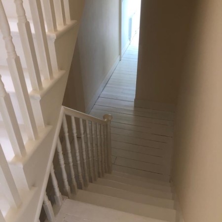 Stairs refurbishment North London, after