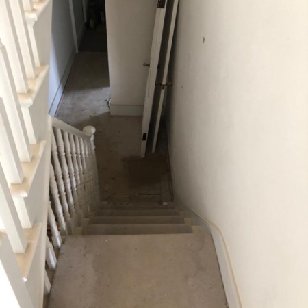 Stairs refurbishment North London, before