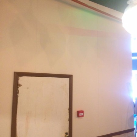 Decorating Belmiers Jazz Bar, Muswell Hill, North London, N10