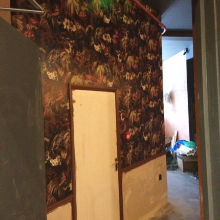 Decorating Belmiers Jazz Bar, Muswell Hill, North London, N10