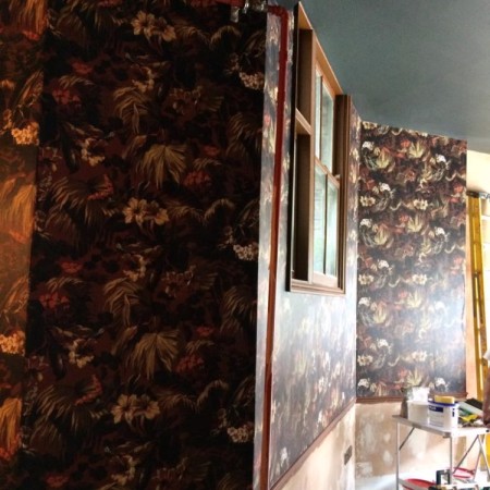 Decorating Belmiers Jazz Bar, Muswell Hill, North London, N10